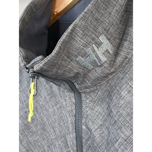 Helly Hansen Jacket Mens M Heather Gray Paramount Series Softshell Full Zip - Picture 7 of 16